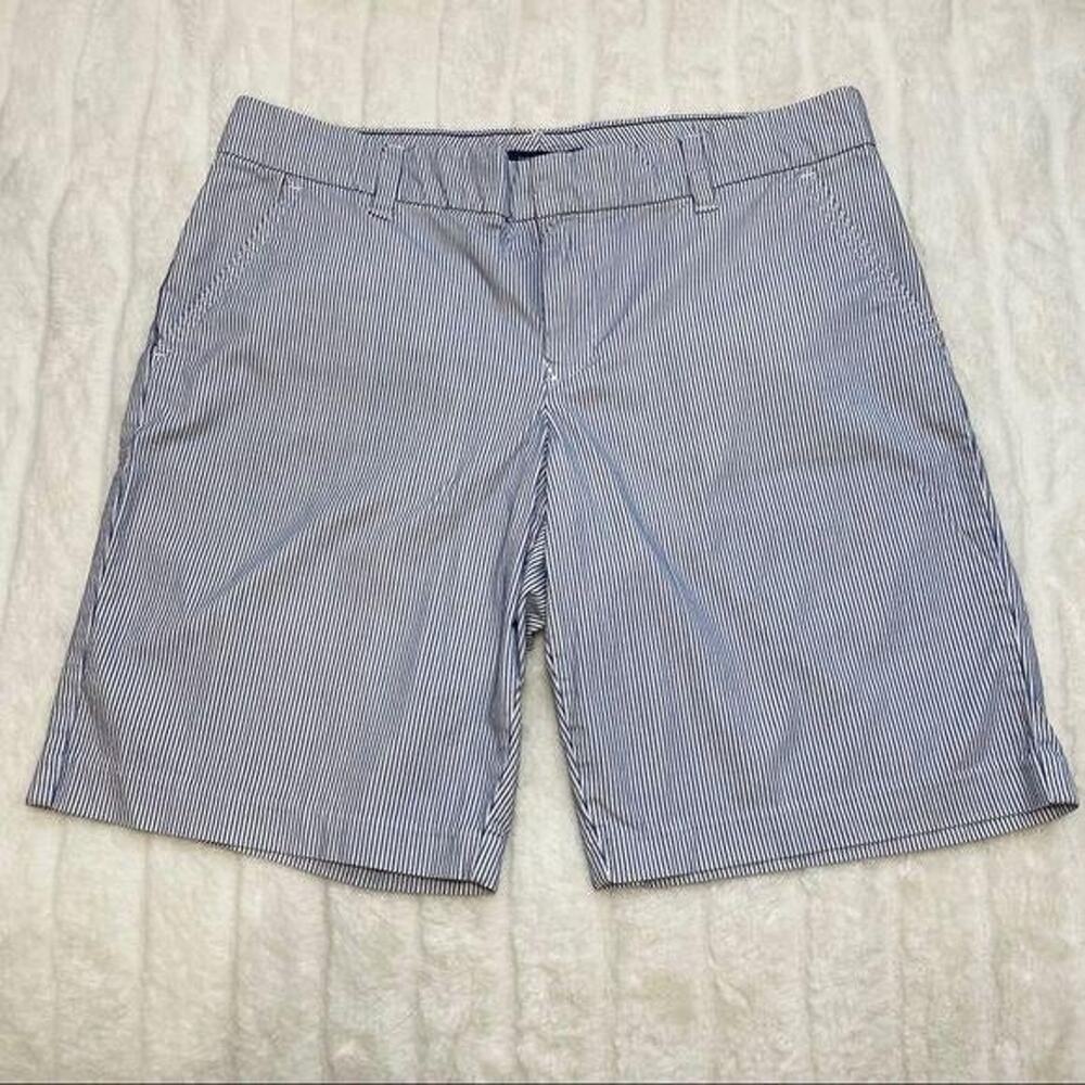 SALE Tommy Hilfiger Classic Striped Midi Shorts Nautical Coastal Women's Size 8